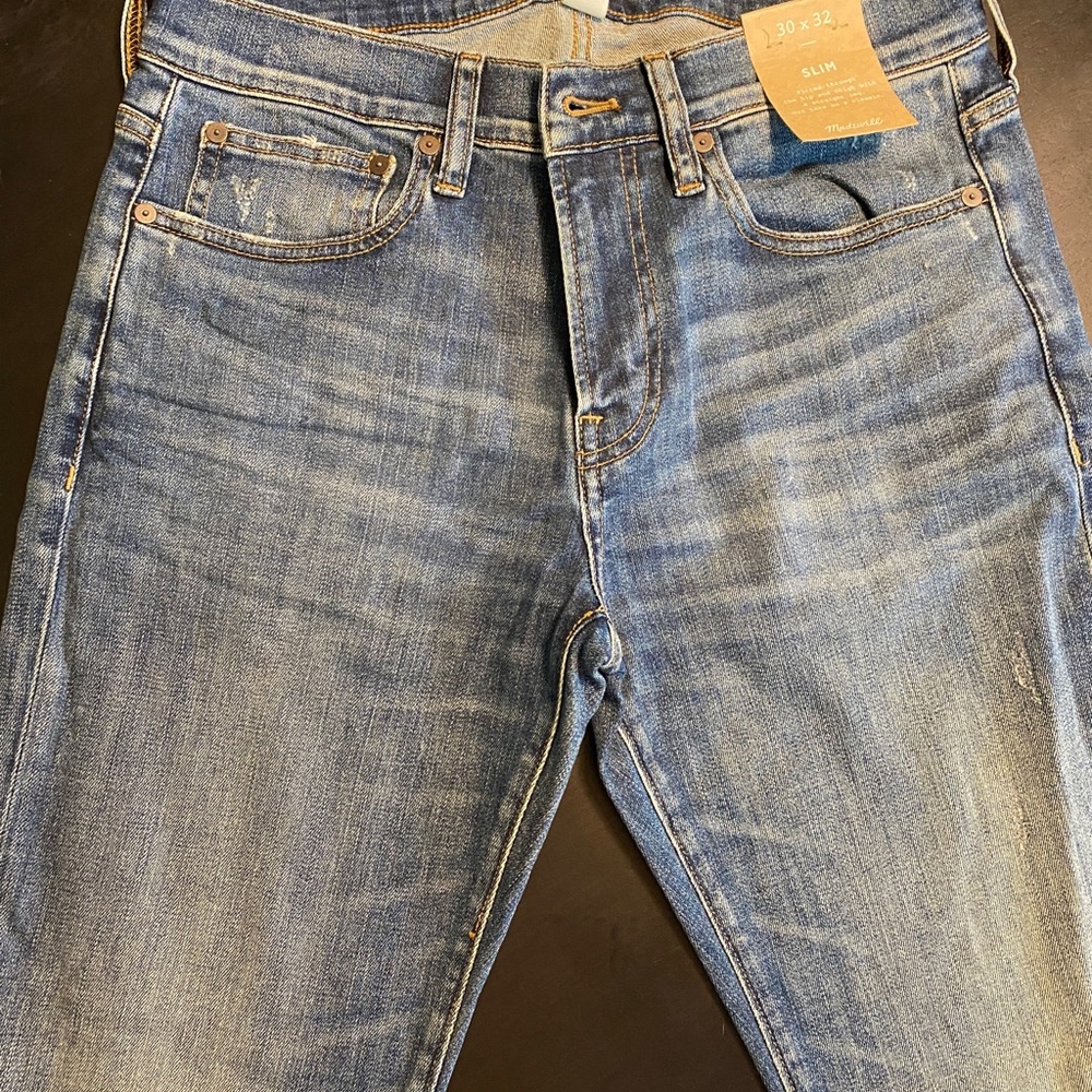 Mens madewell slim jeans nwt